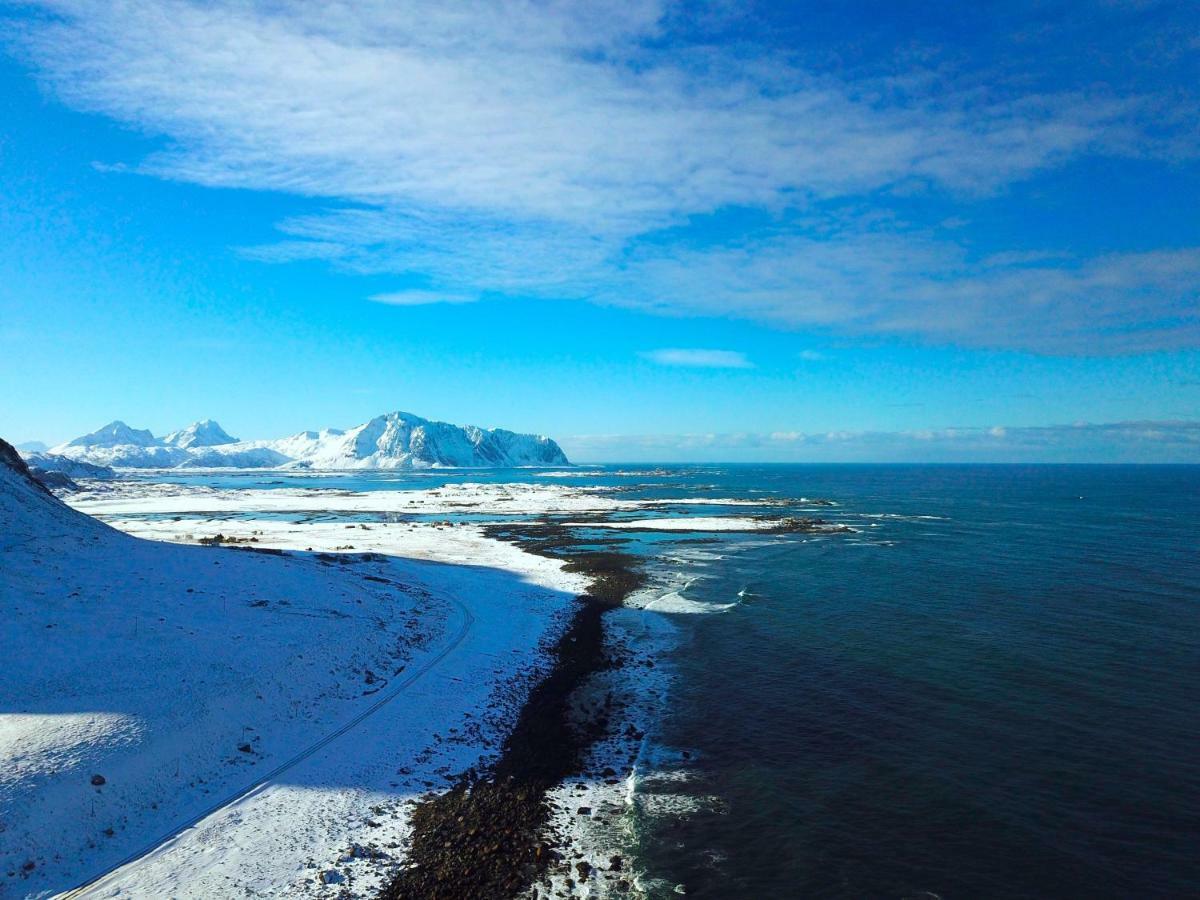 Midnight Sun View Lofoten Leknes Esterno foto